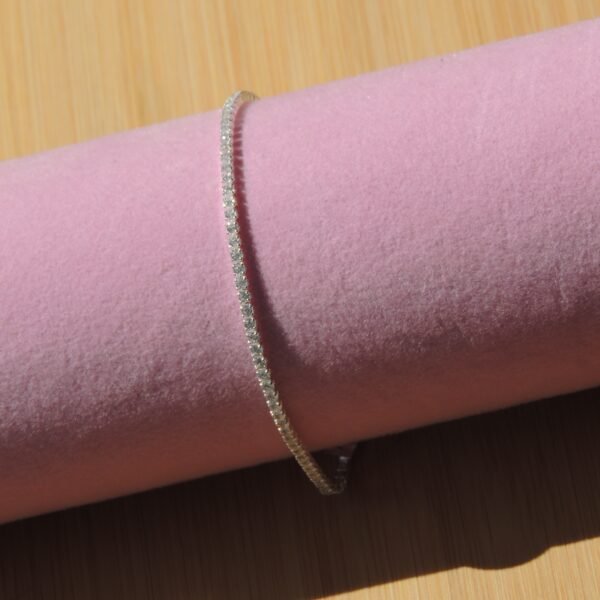 Pulseira Riviera Cravejada de Zircônias Brancas
